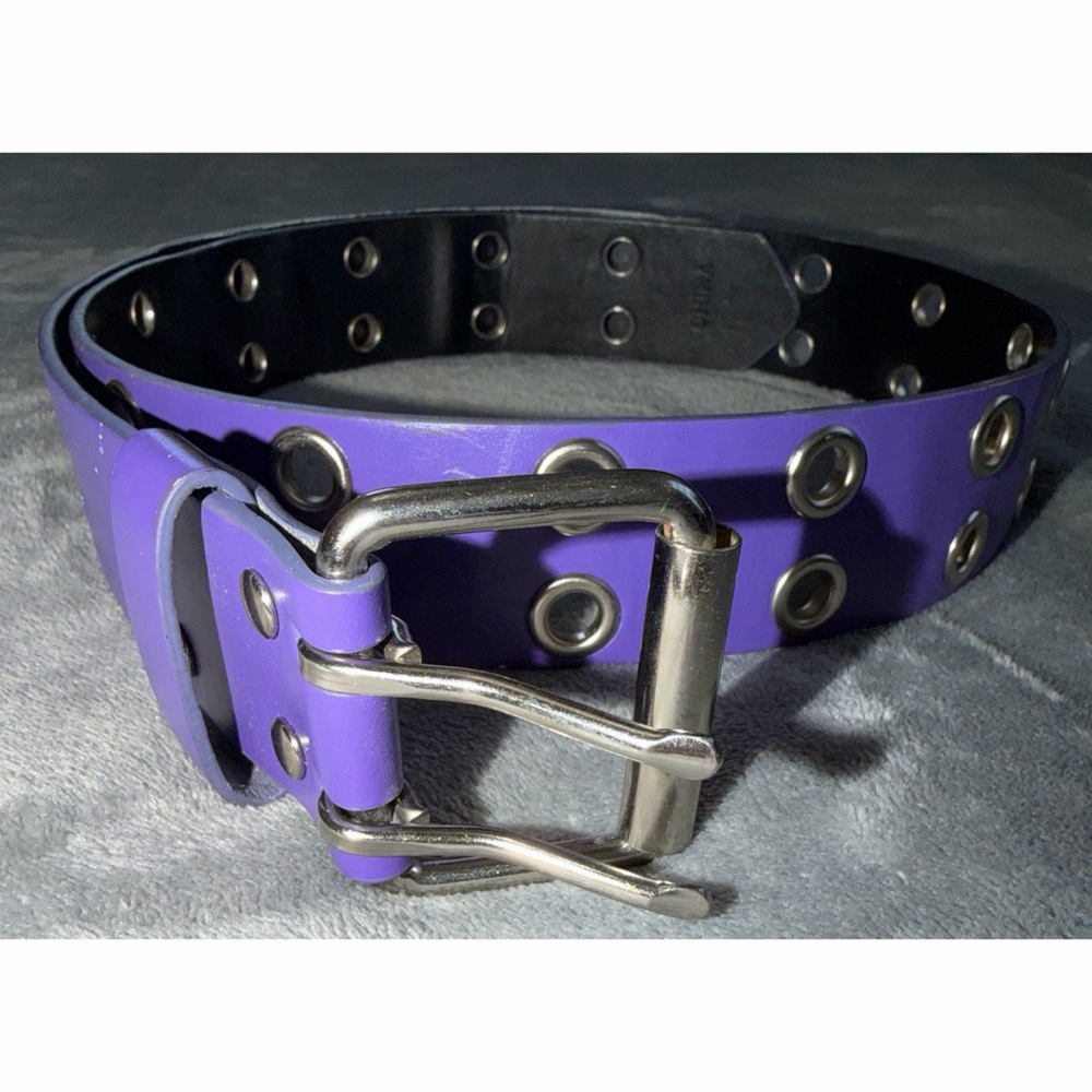 💜 Grommet Belt with Double Loop Buckle